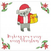 Koala Very Merry Christmas card