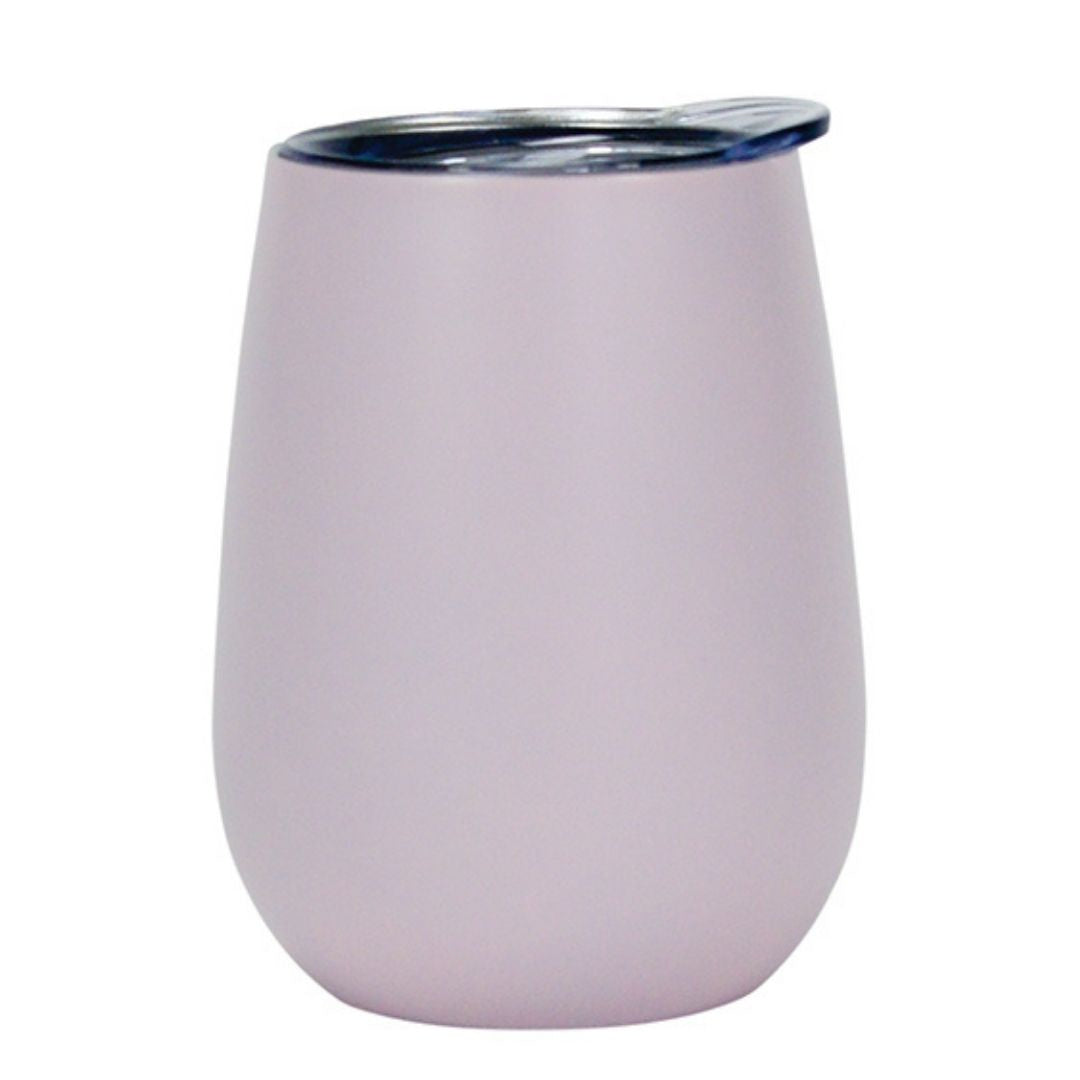 Stainless Steel Wine Tumbler - Pink