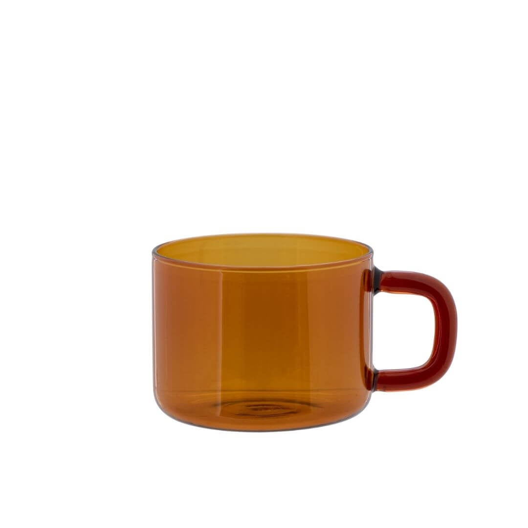 Cha Glass Mug - Amber