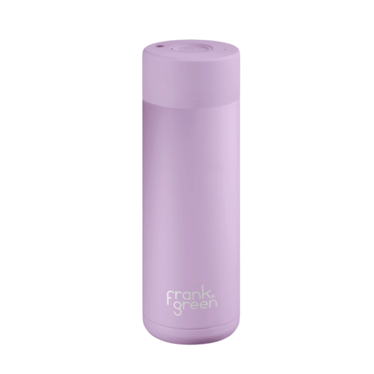 Lilac Haze - Ceramic Reusable Bottle (button) - 20oz / 595ml