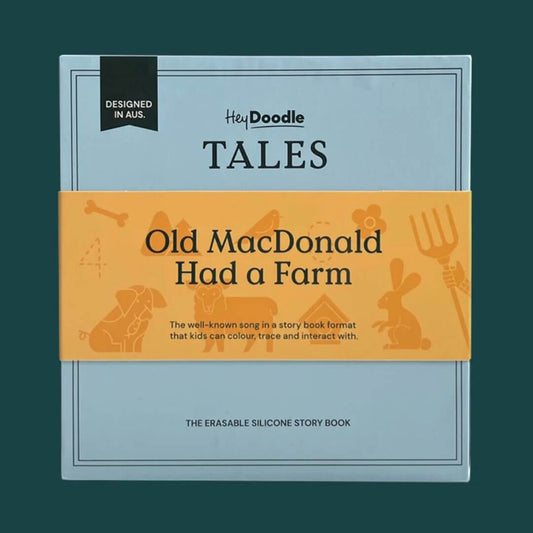 Hey Doodle - Erasable Silicone Story Book Tales - Old MacDonald Had A Farm