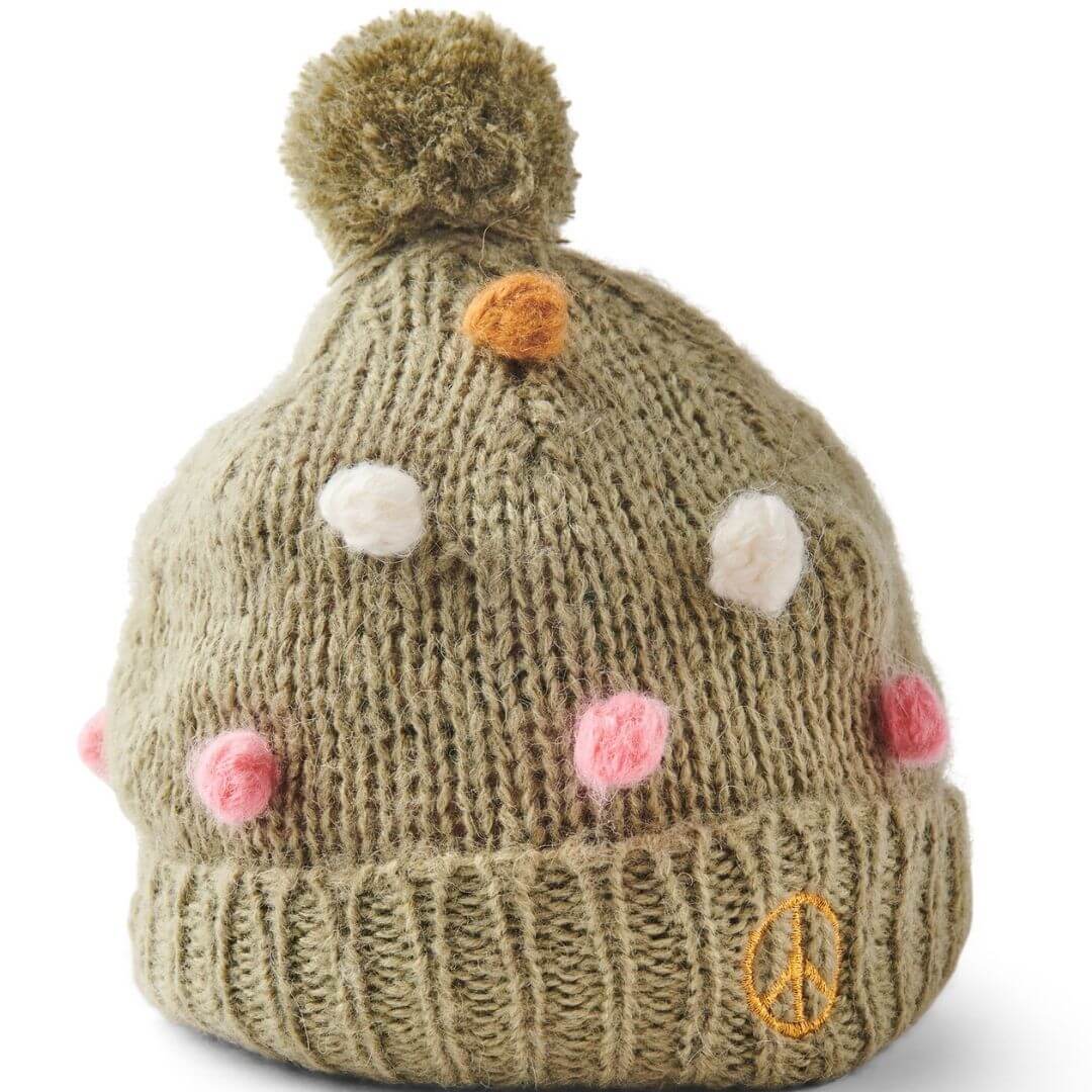 Dotty Spotty Knitted Beanie