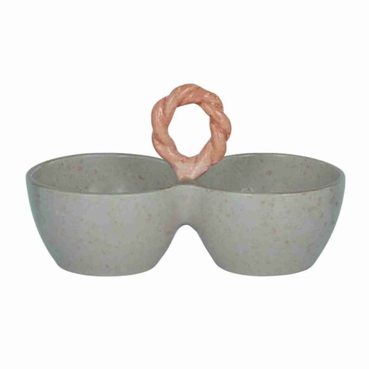 Cadiz Ceramic Double Bowl
