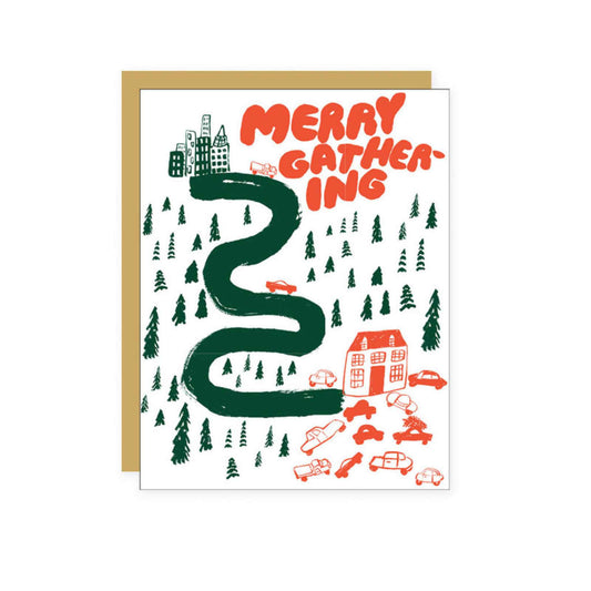 Merry Gathering Greeting Card