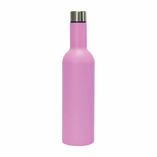 Stainless Steel Wine Bottle - Gelato Pink