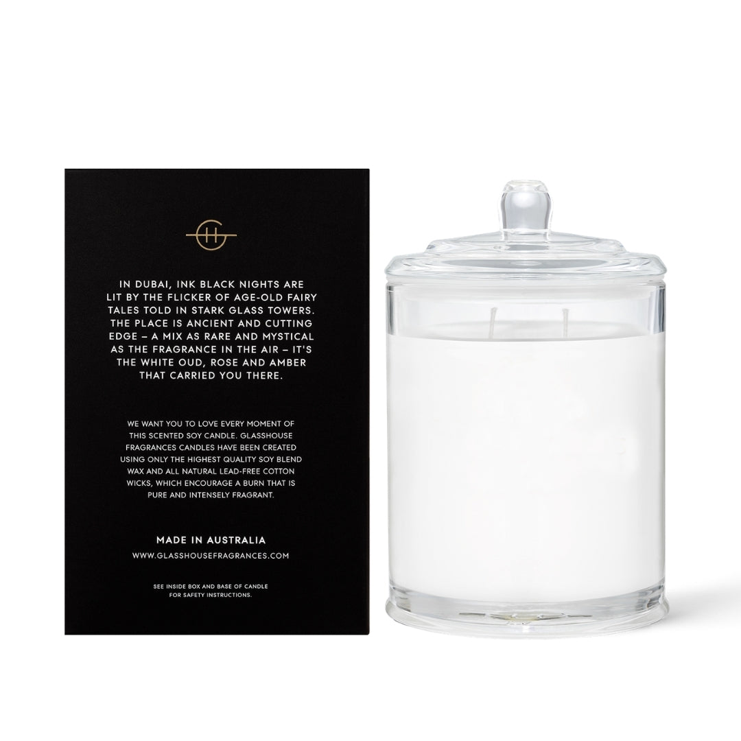 Arabian Nights Soy Candle - White Oud - 380g