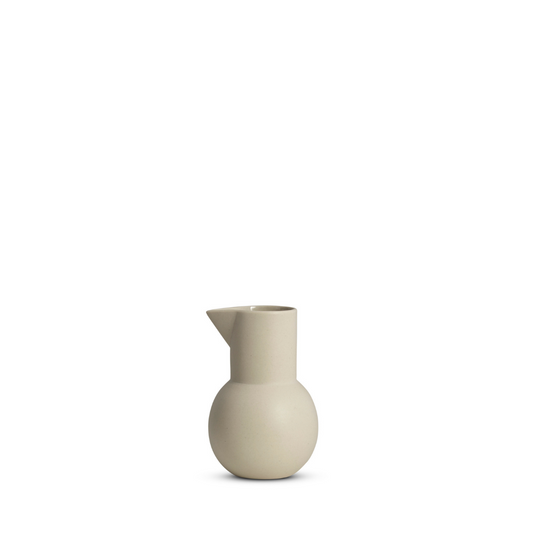 Hand cast ceramic Yala Jug  from Marmoset Found. Available in store and online at npj Living Flemington.