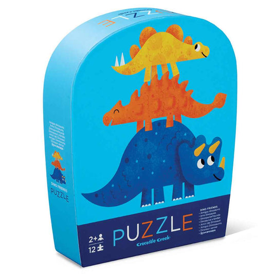 Dino Friends Mini Puzzle - 12 pc